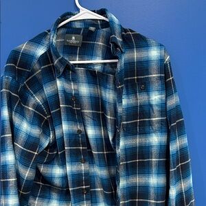 Blue Plaid Men's Shirt